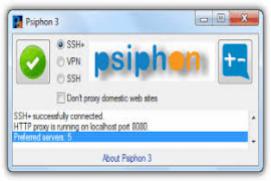 Psiphon Portable unblock internet